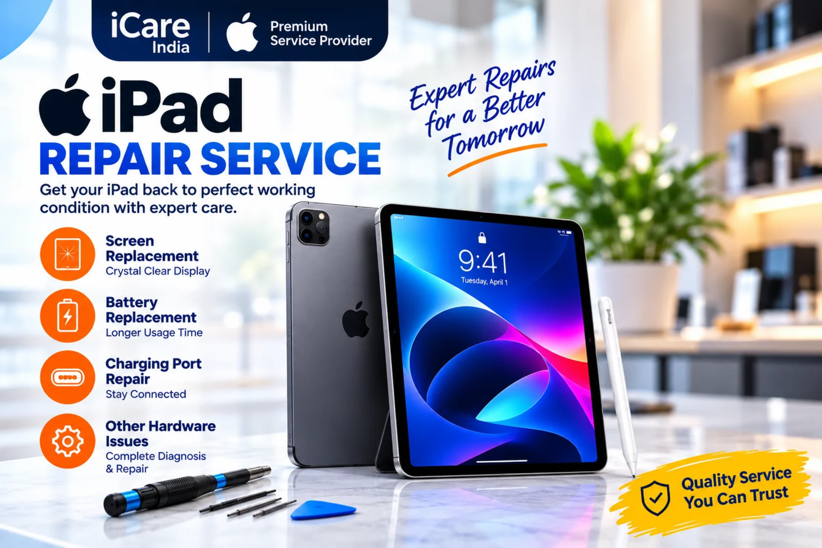 iPad charging fault repair in Bangalore