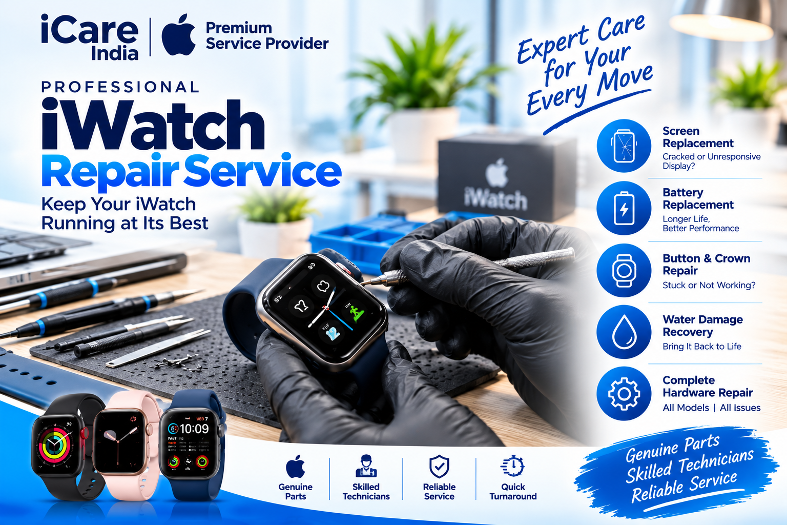 Apple Watch display replacement in Bangalore
